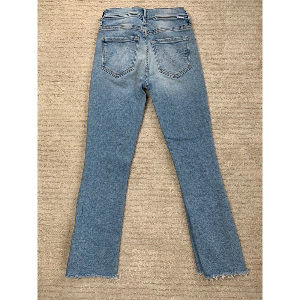 Mother Denim The Insider Crop Step Fray Jeans Size 24 Limited Edition Wash - Picture 3 of 16